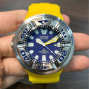 [Pre-Owned] Citizen Promaster Ecozilla BJ8058-06L Yellow Eco-Drive Diver Men Watch