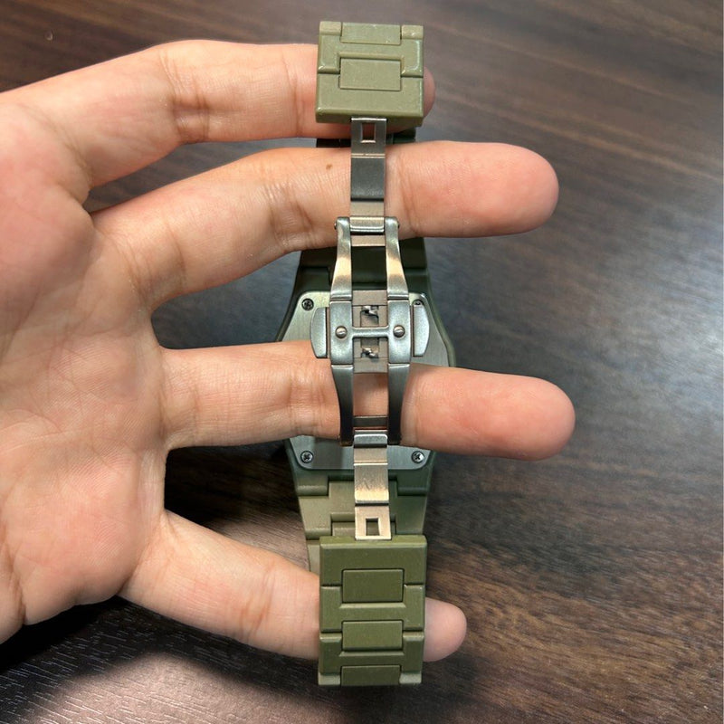 [Pre-Owned] D1 Milano Polycarbon Military Green Quartz Men Watch