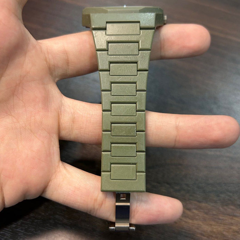 [Pre-Owned] D1 Milano Polycarbon Military Green Quartz Men Watch