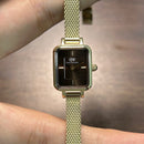 [Pre-Owned] Daniel Wellington Quadro Mini Evergold Amber Women Watch