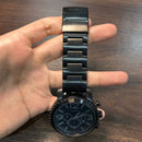 [Pre-Owned] Fossil Gage BQ1652 Black Stainless Steel Quartz Chronograph Men Watch