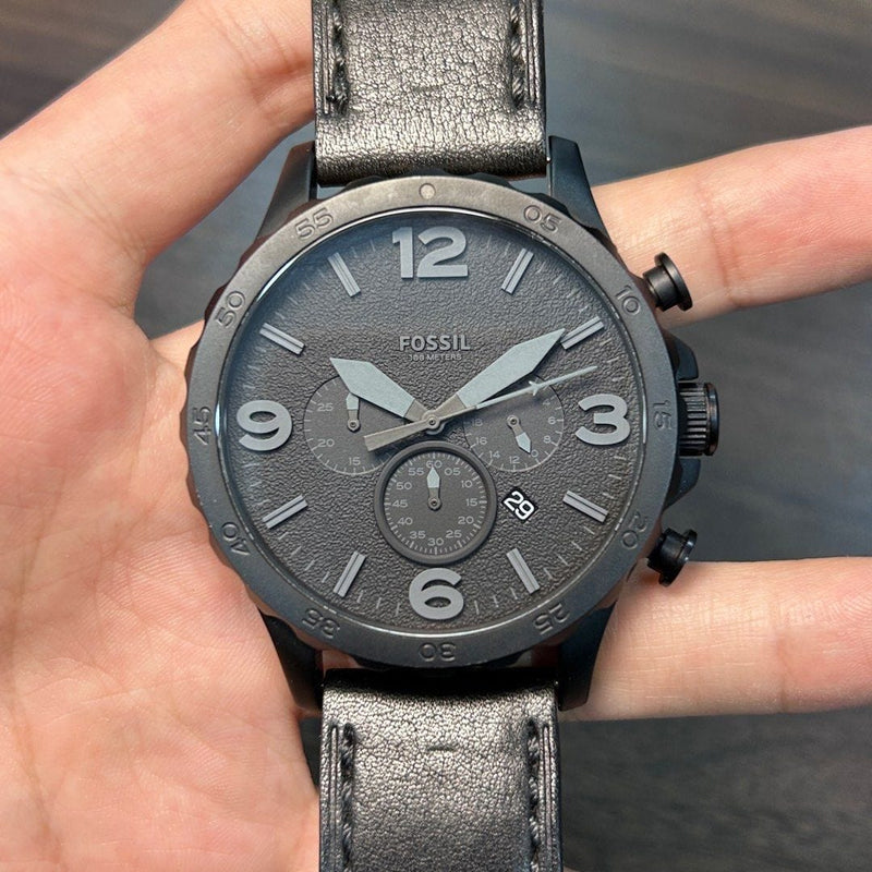 Fossil Nate Chronograph Fossil Watch Black Chronograph FOSSIL NATE