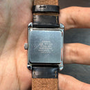 [Pre-Owned] Casio MTP-1336L-1A Black Leather Square Men Watch