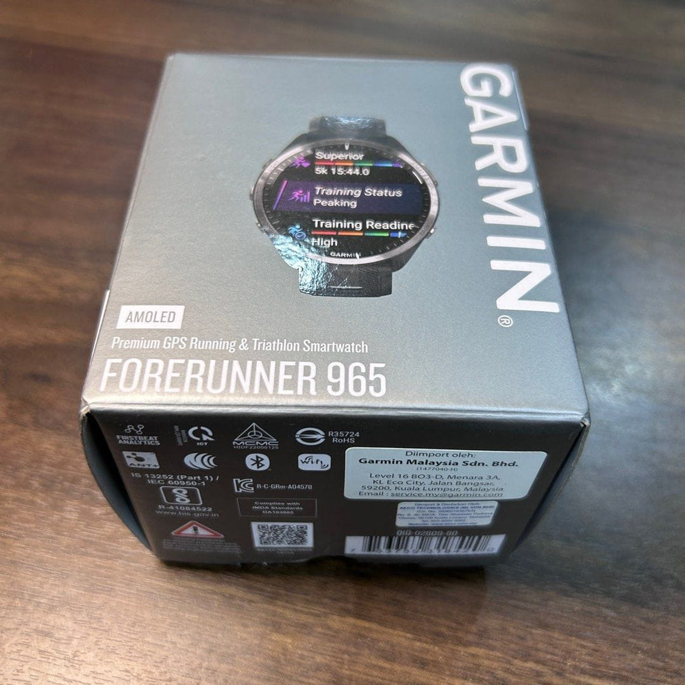 Pre-Owned] Garmin Forerunner 965 Black Smartwatch (010-02809-80)