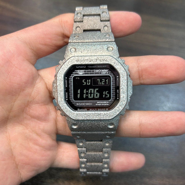 [Pre-Owned] G-Shock 40th Anniversary RECRYSTALLIZED GMW-B5000PS-1 Full Metal Square Limited Edition Watch