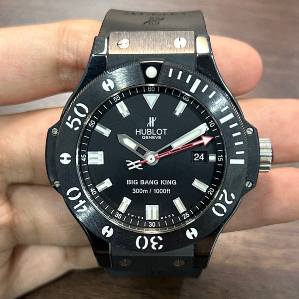[Pre-Owned] Hublot Big Bang King Black Magic Automatic Men Watch