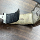 [Pre-Owned] Cartier Tank MC 3589 Black Leather Automatic Men Watch