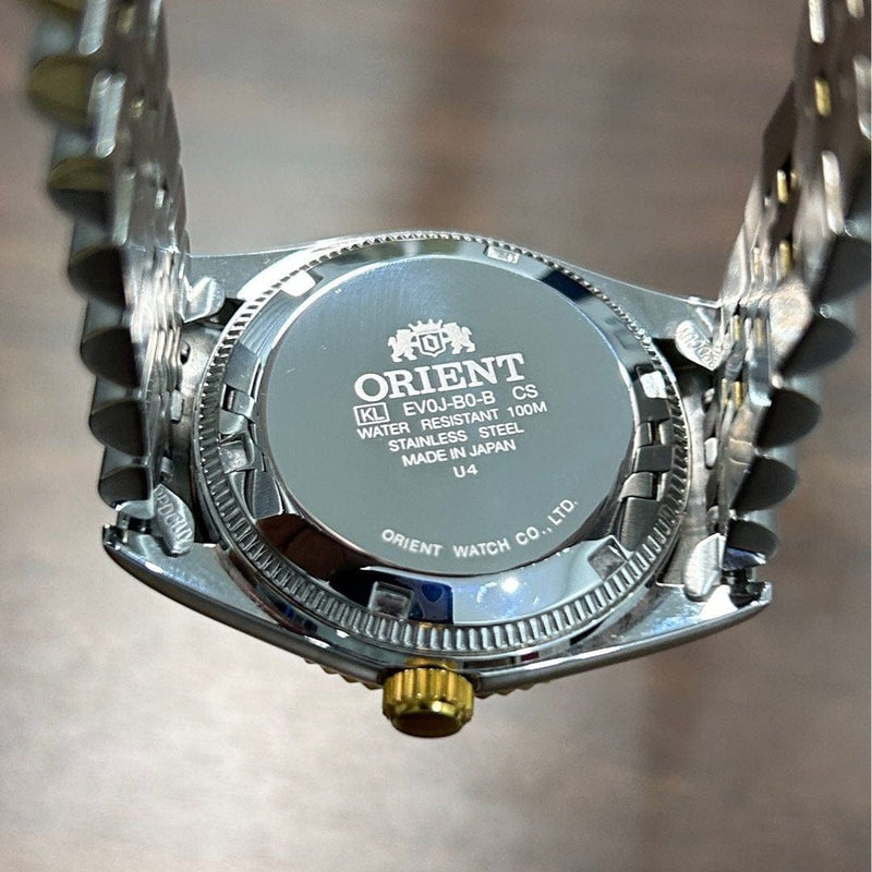 [Pre-Owned] Orient Day-Date SEV0J002B Sapphire Two-Tone Gold Men Watch