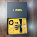 [Pre-Owned] Casio G-Shock DWE-5600HG-1 Hip-Hop Gold Chain Men Watch