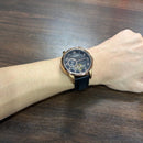 [Pre-Owned] Crocodile CR452G Rose Gold Open Heart Automatic Men Watch