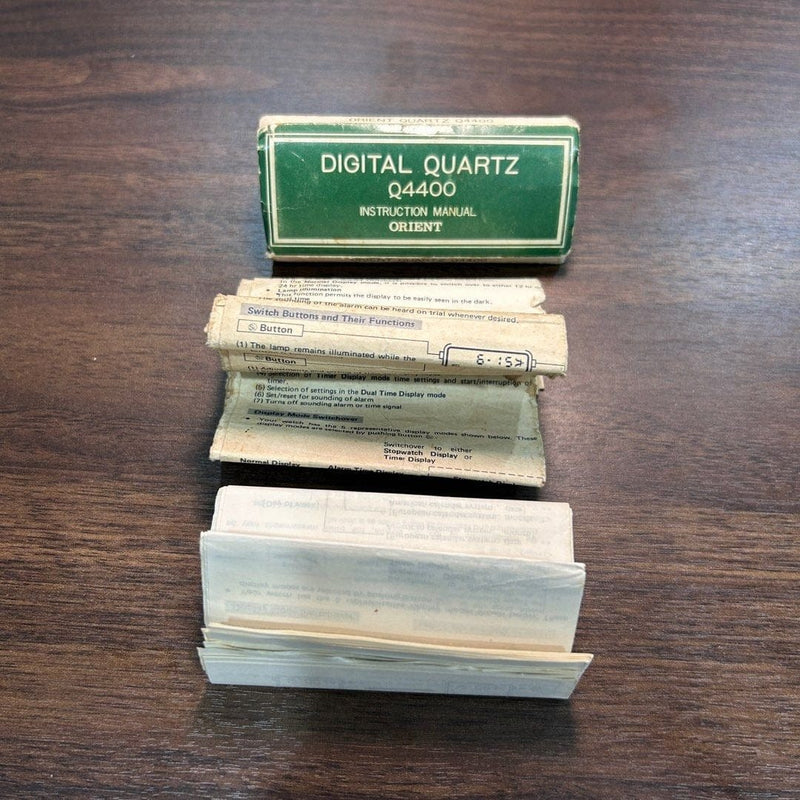 [Pre-Owned] Orient Vintage Q44601-40 Quartz Digital Watch