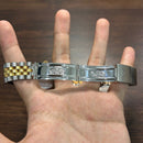 [Pre-Owned] Rolex Datejust 36mm 16233 18k Gold Champagne Diamond Dial Watch