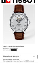 [Pre-Owned] Tissot Le Locle Open Heart 39.3mm Automatic Men Watch