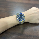 [Pre-Owned] Longines Hydroconquest L37423967 41mm Gold Blue Automatic Men Diver Watch