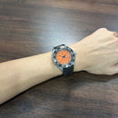 [Pre-Owned] Tag Heuer Formula 1 WAZ101A 43mm Orange Dial Quartz Men Watch