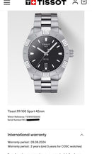 [Pre-Owned] Tissot PR 100 Sport Black Quartz Men Watch