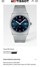 [Pre-Owned] Tissot PRX 40mm Blue Quartz Men Watch