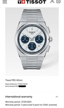 [Pre-Owned] Tissot PRX 42mm Blue Panda Automatic Chronograph Men Watch