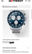 [Pre-Owned] Tissot Supersport Chrono 45.5mm Quartz Men Watch