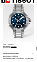 [Pre-Owned] Tissot T-Race 41mm Blue Automatic Men Watch