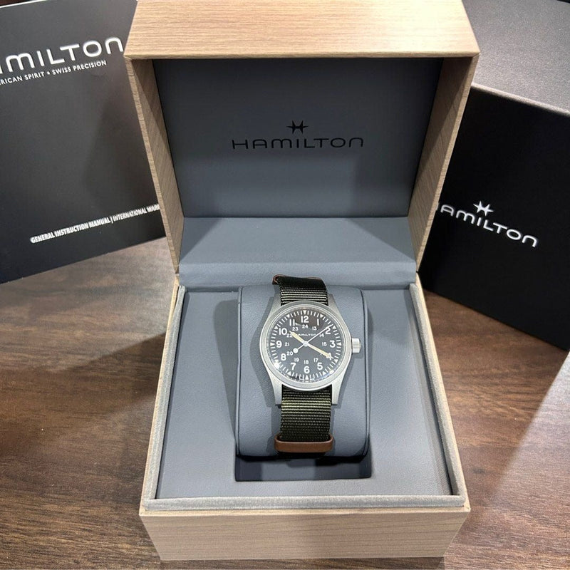 [Pre-Owned] Hamilton Khaki Field Mechanical 38mm Manual Winding Watch