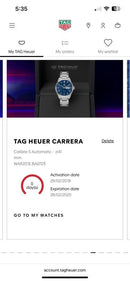 [Pre-Owned] Tag Heuer Carrera WAR201E Blue Calibre 5 Automatic Men Watch