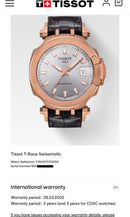 [Pre-Owned] Tissot T-Race Swissmatic Gold Automatic Men Watch