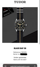 [Pre-Owned] Tudor Black Bay 58 79030 Black Gilt Automatic Men Watch