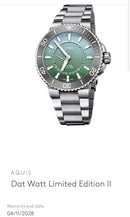 [Pre-Owned] Oris Aquis Dat Watt Limited Edition II Automatic Men Watch