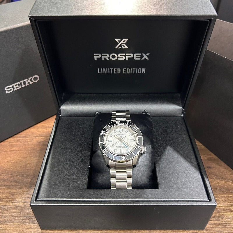 Pre-Owned] Seiko Prospex 1968 Diver GMT Save the Ocean SBEJ019 Watch