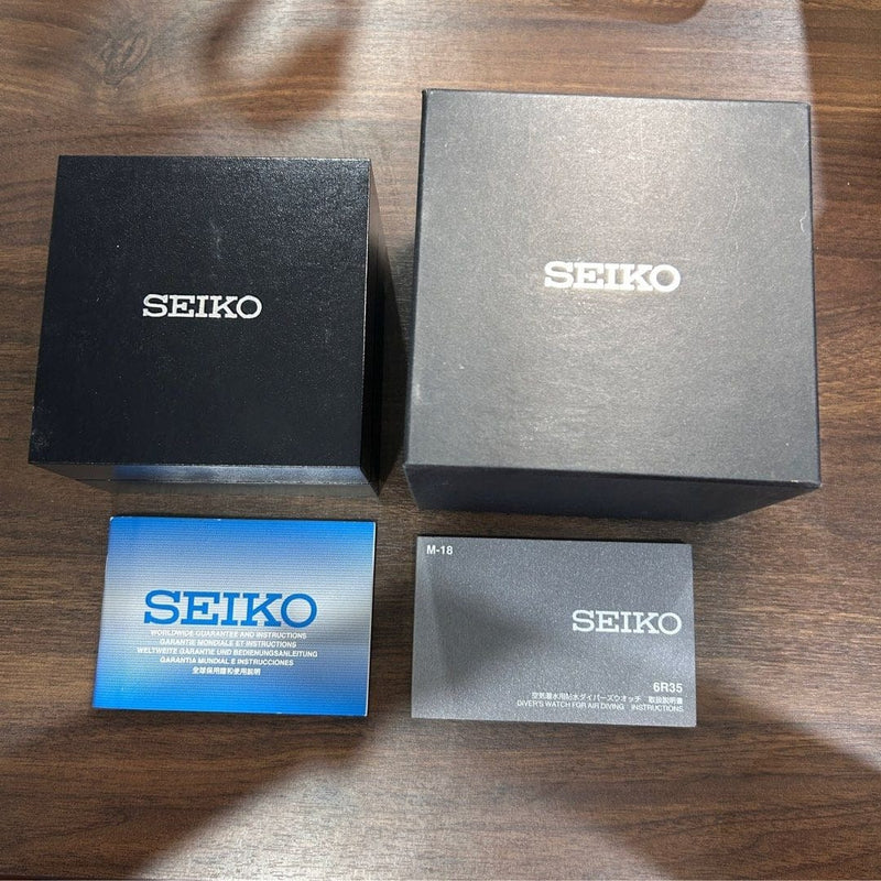 [Pre-Owned] Seiko Prospex King Sumo SPB103J1 (6R35-00A0) Green Diver Men Watch