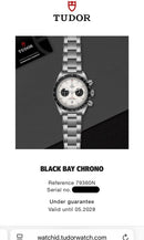 [Pre-Owned] Tudor Black Bay Chrono White Panda M79360N-0002 Automatic Men Watch