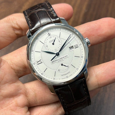 [Pre-Owned] Baume & Mercier Classima Executives MOA08878 Limited 1000 Automatic GMT Men Watch