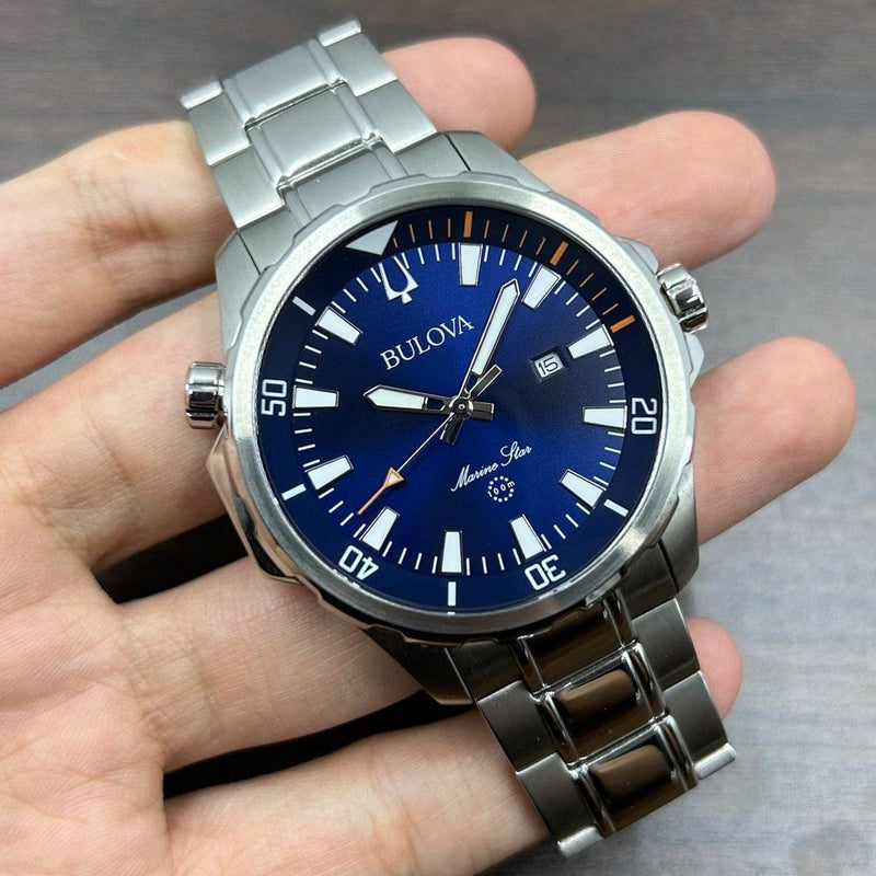 [Pre-Owned] Bulova Marine Star 96B397 Quartz Men Watch