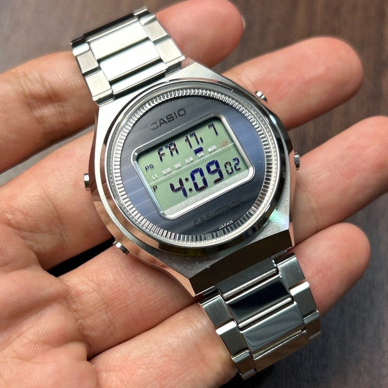 [Pre-Owned] Casio 50th Anniversary Casiotron TRN-50-2A Tough Solar Radio-Controlled Men Watch