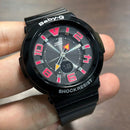 [Pre-Owned] Casio Baby-G BGA-1600-1B2 Tough Solar Multi Band 6 Women Watch