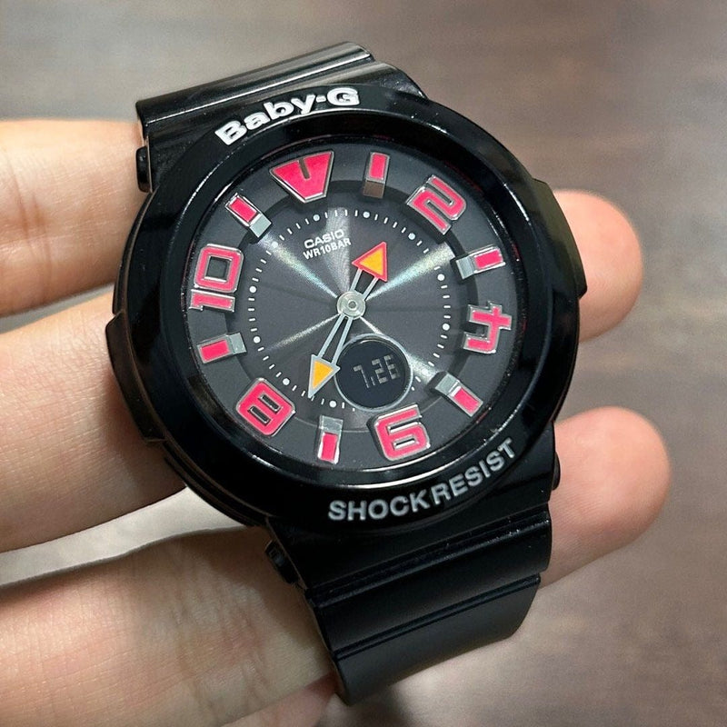 [Pre-Owned] Casio Baby-G BGA-1600-1B2 Tough Solar Multi Band 6 Women Watch