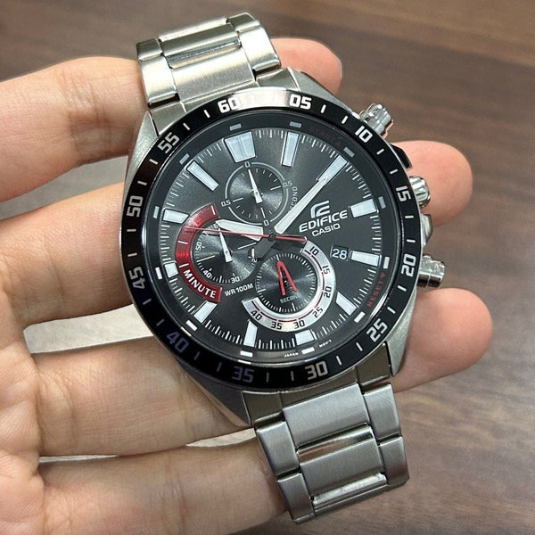 [Pre-Owned] Casio Edifice EFV-620D-1A4 Quartz Chronograph Men Watch