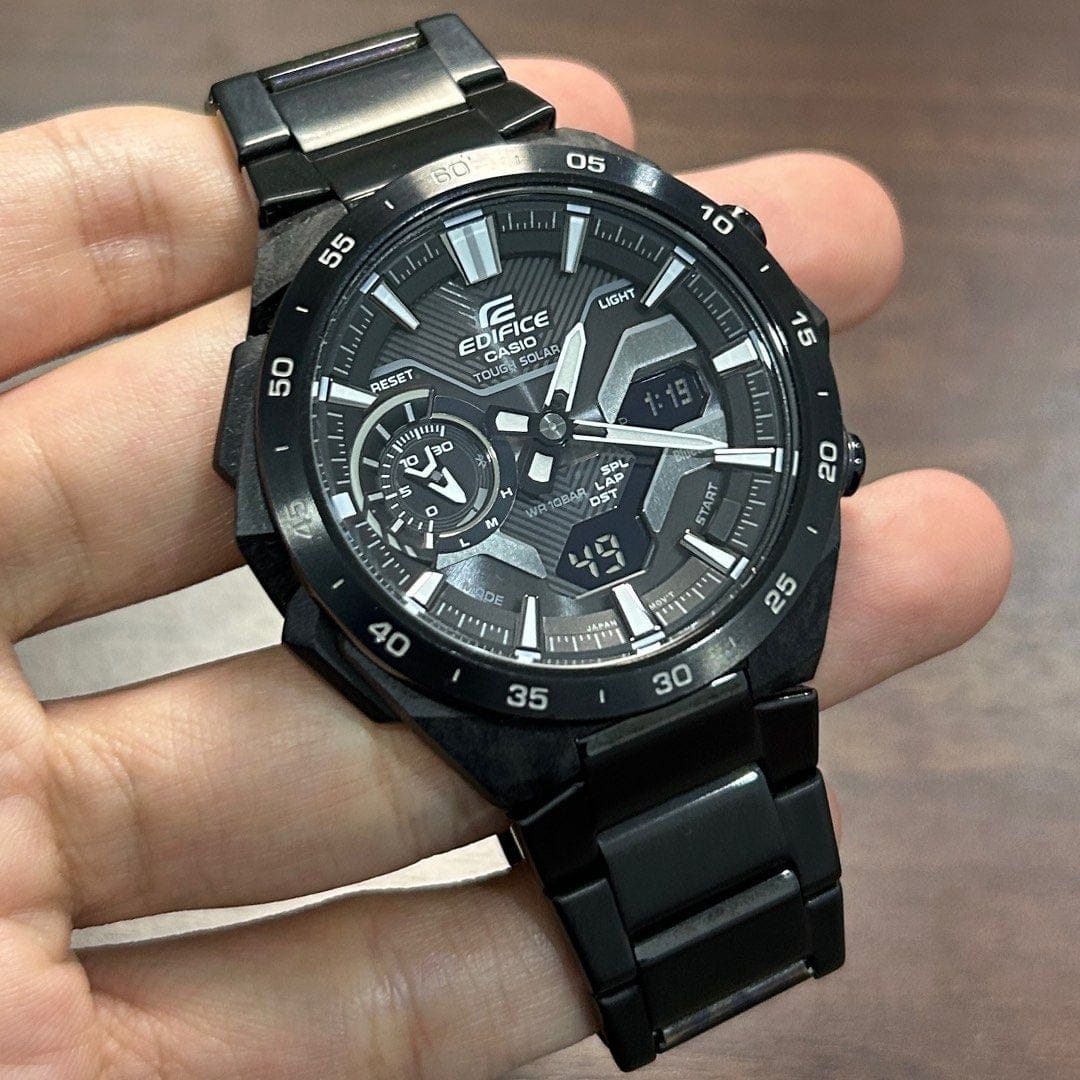 [Pre-Owned] Casio Edifice Windflow ECB-2200DC-1A Tough Solar Men Watch