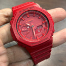 [Pre-Owned] Casio G-Shock CasiOak GA-2100-4A All Red Men Watch
