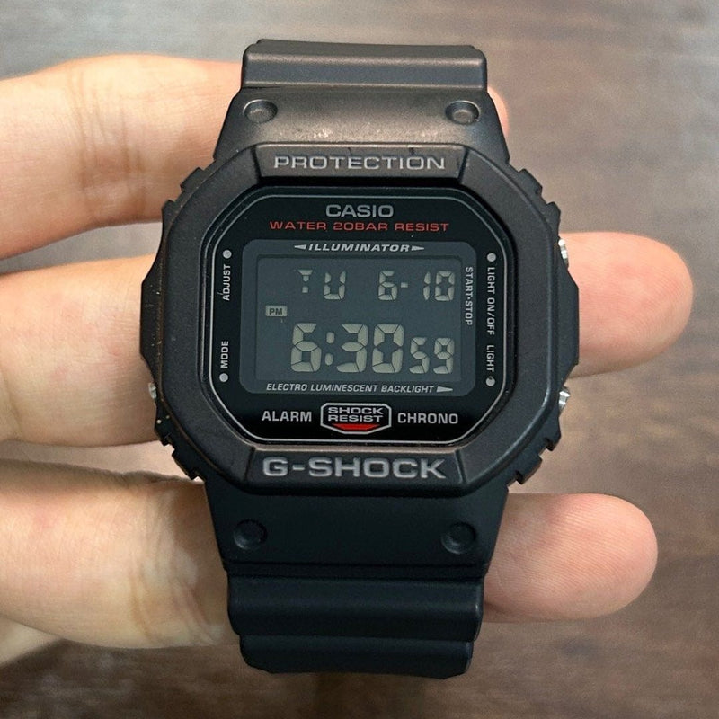 [Pre-Owned] Casio G-Shock DW-5600HR-1 Square Digital Men Watch