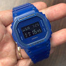 [Pre-Owned] Casio G-Shock DW-5600SB-2 Blue Jelly Transparent Men Watch