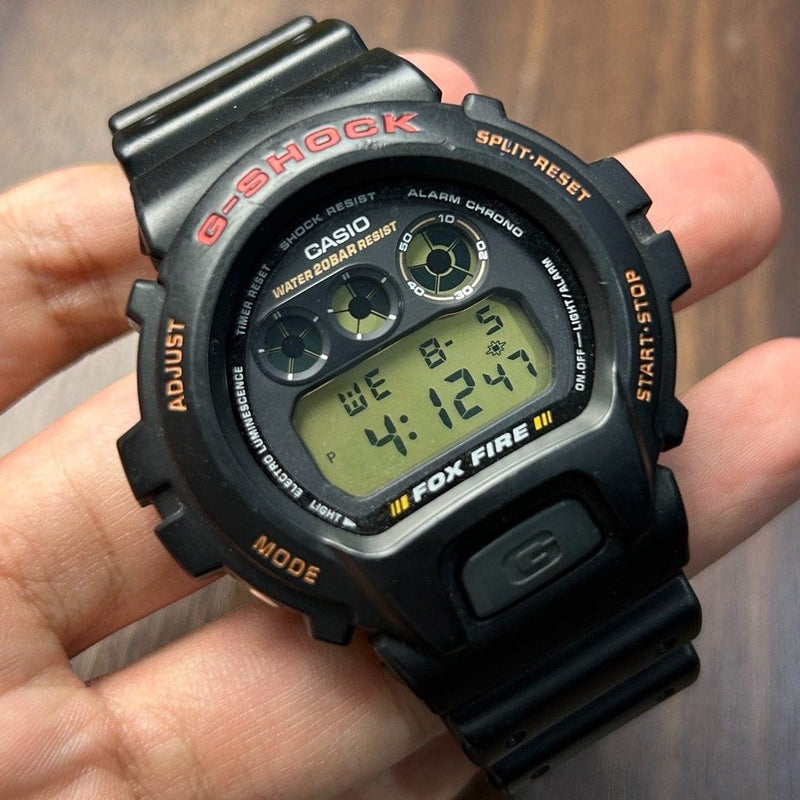 [Pre-Owned] Casio G-Shock DW-6900B-9 Fox Fire Digital Men Watch