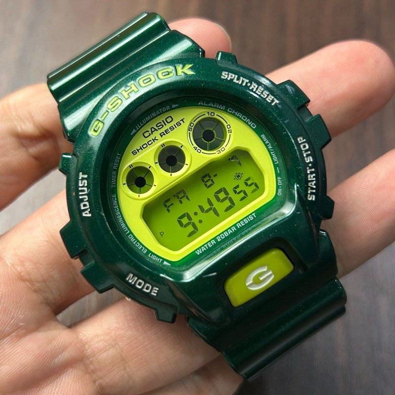 [Pre-Owned] Casio G-Shock DW-6900CC-3 Green Digital Men Watch