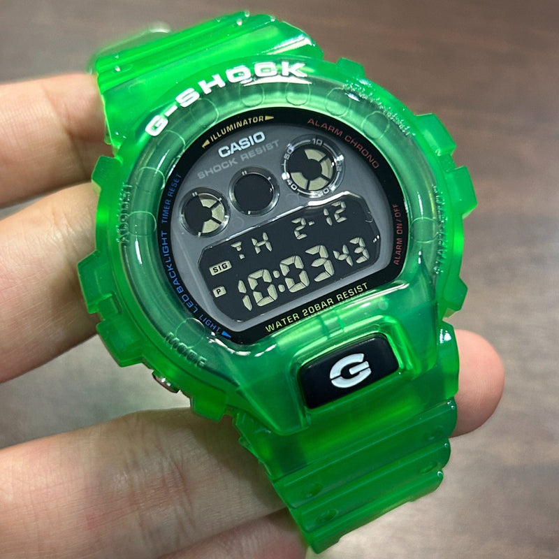[Pre-Owned] Casio G-Shock DW-6900JT-3 Green Transparent Digital Men Watch