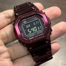 [Pre-Owned] Casio G-Shock Full Metal GMW-B5000RD-4 Tough Solar Bluetooth Square Men Watch