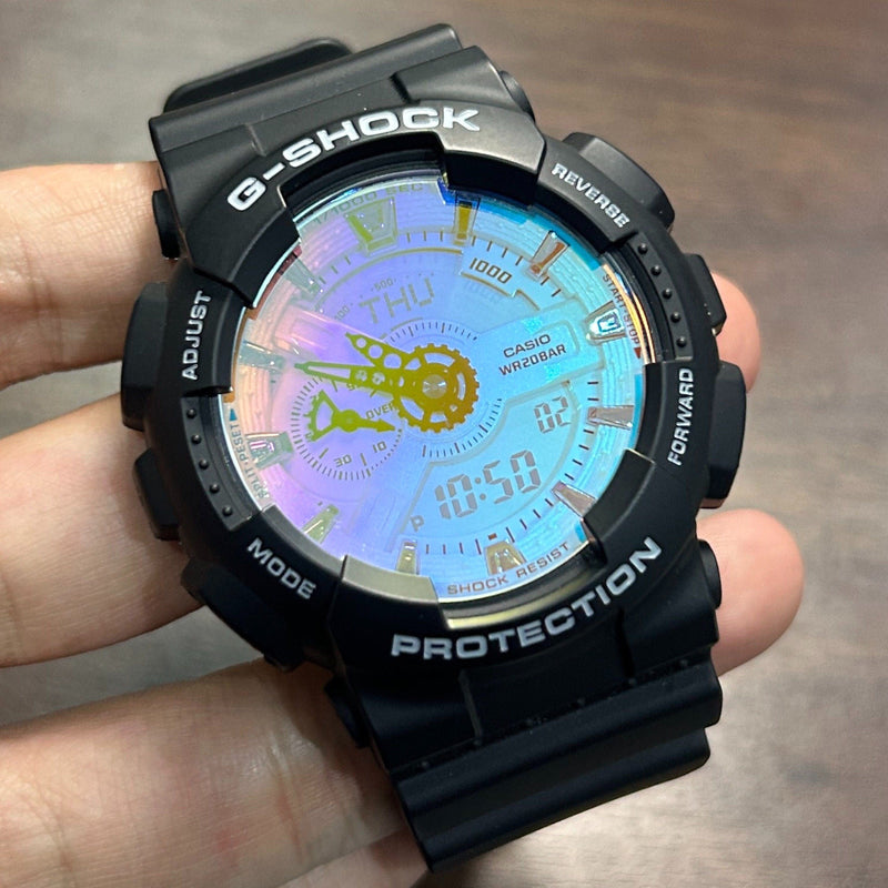 [Pre-Owned]  Casio G-Shock GA-110SR-1A Rainbow Men Watch