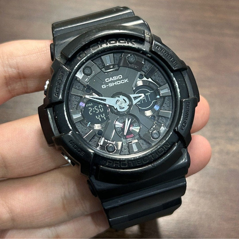 [Pre-Owned] Casio G-Shock GA-201-1A Black Men Watch
