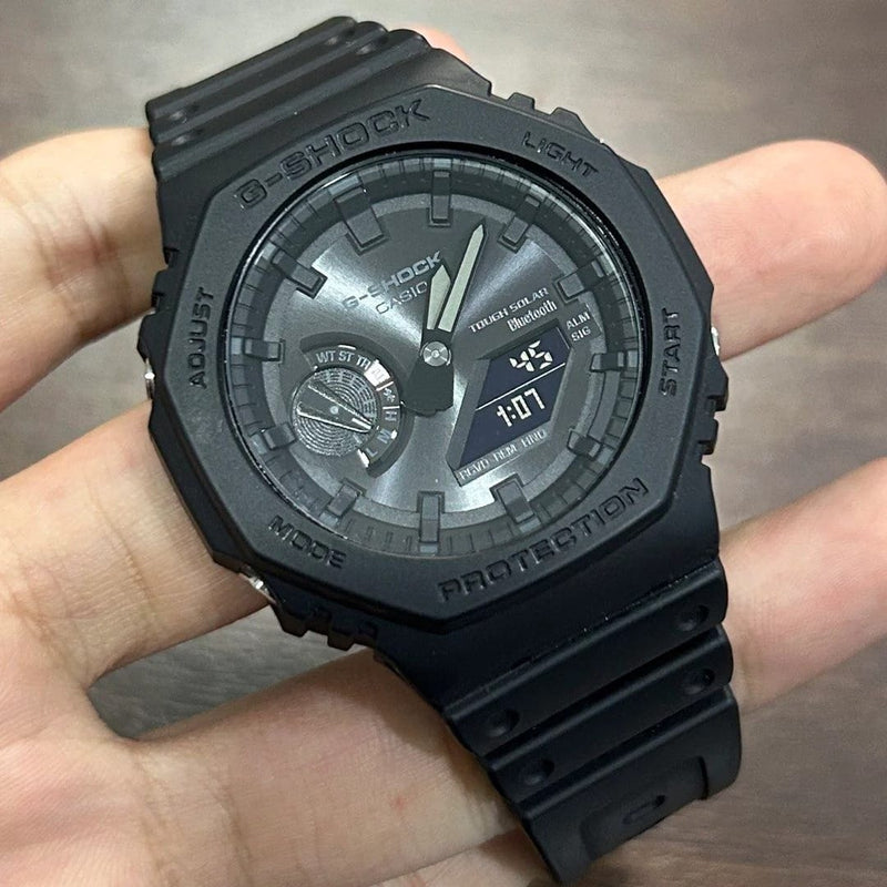 [Pre-Owned] Casio G-Shock GA-B2100-1A1 All Black Tough Solar Men Watch