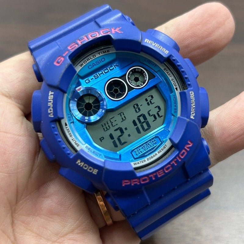 [Pre-Owned] Casio G-Shock GD-120TS-2 Blue Men Watch